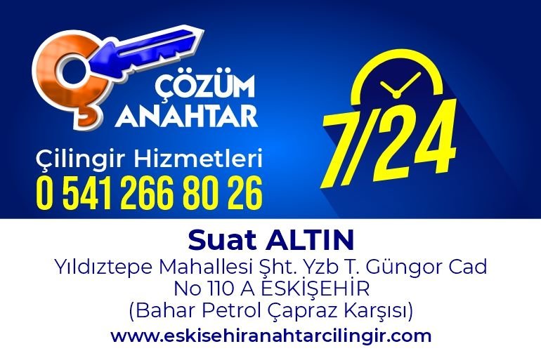 Eskişehir Erenköy Mahallesi Anahtar Çilingir 0541 266 80 26